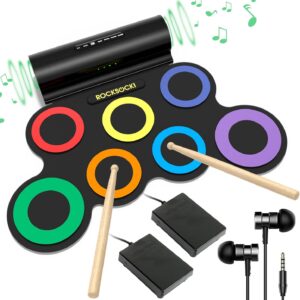 7-Pad Electronic Drum Set with Headphones